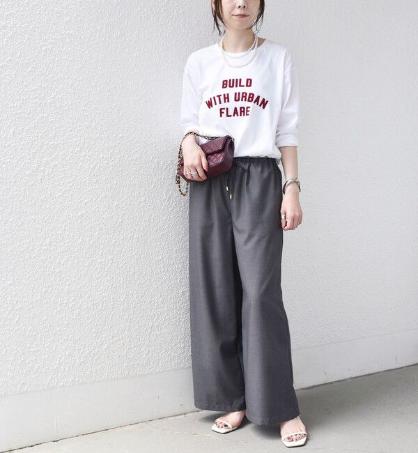 SHIPS Colors 「《追加予約》〈手洗い可能〉26AW フロッキー ロゴ TEE（ロンT）◆」|Tシャツ・カットソー|