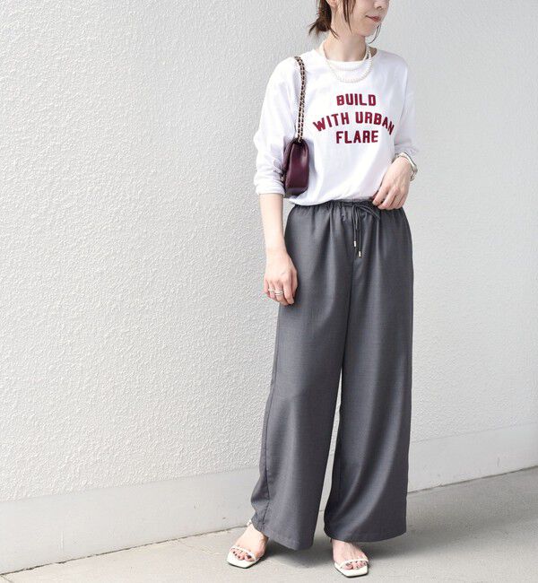 SHIPS Colors 「《追加予約》〈手洗い可能〉26AW フロッキー ロゴ TEE（ロンT）◆」|Tシャツ・カットソー|