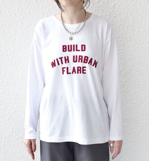 SHIPS Colors 「《追加予約》〈手洗い可能〉26AW フロッキー ロゴ TEE（ロンT）◆」|Tシャツ・カットソー|