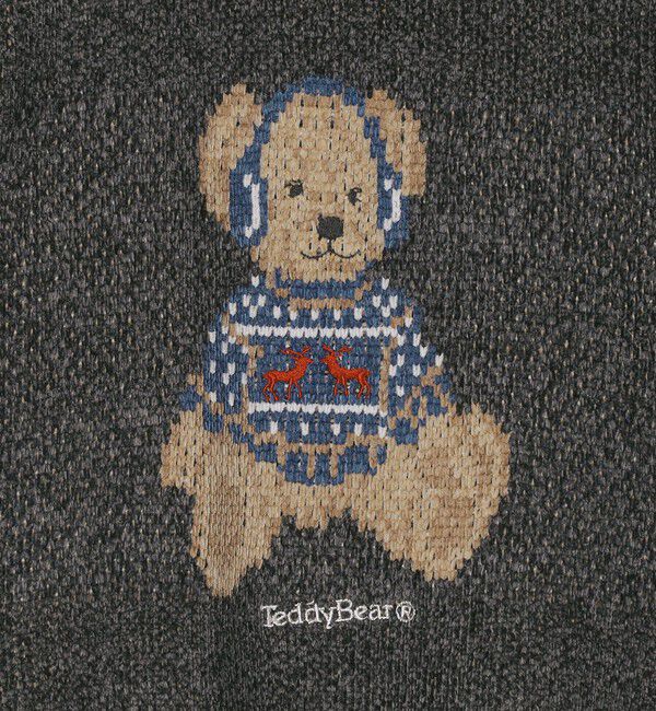 SHIPS Colors 「【一部WEB限定】〈洗濯機可能〉Teddybear(R) ジャカード モール ニット◇」|ニット・セーター|