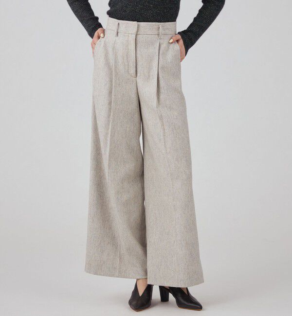 Ballsey「メランジカルゼ タックワイドパンツ」|その他|
