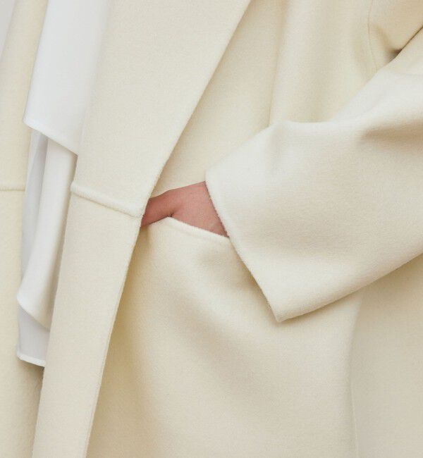 DES PRES「【一部WEB先行予約】ダブルフェイスメルトンビーバー ウィングカラーコート」|その他|