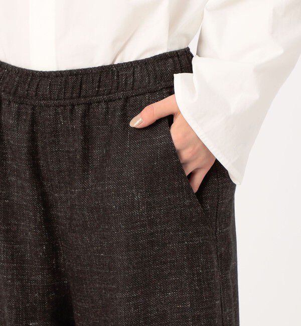 GALERIE VIE「フラックスフラノ イージーストレートパンツ」|その他|