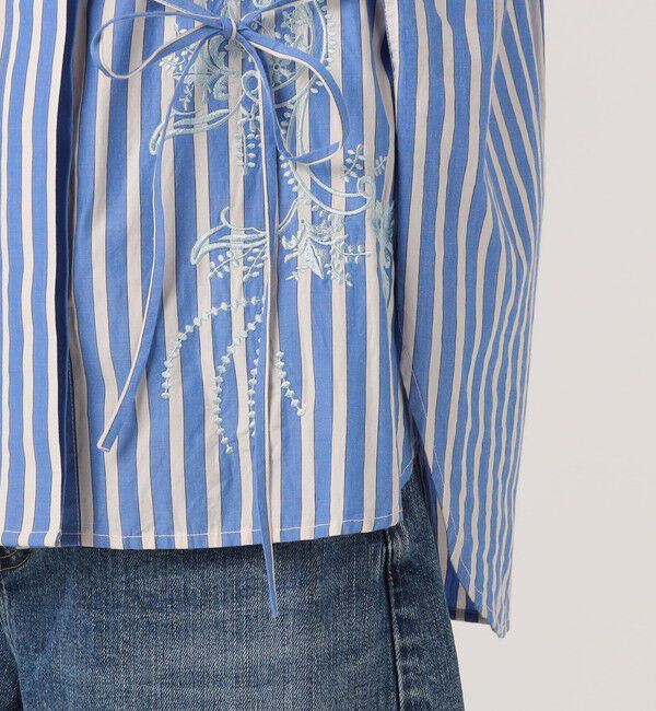 TOMORROWLAND BUYING WEAR「【別注】ne Quittez pas BLACK Cache-coeur シャツ」|シャツ・ブラウス|