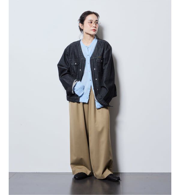  「《予約》TWILL 2TUCK パンツ」|スラックス|