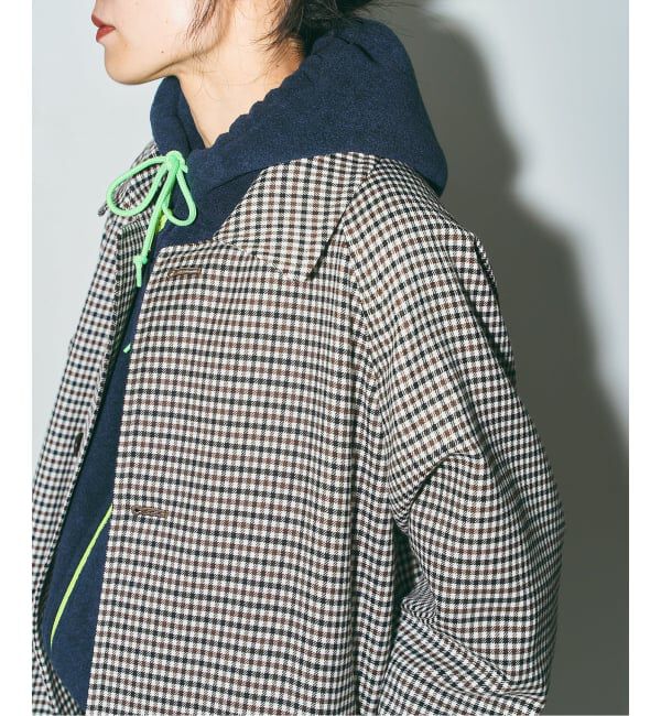  「《予約》GINGHAM CHECK コート」|その他|