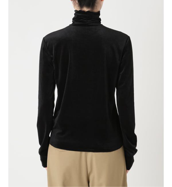  「SHEER VELOR HIGH NECK TOP：カットソー」|Tシャツ・カットソー|