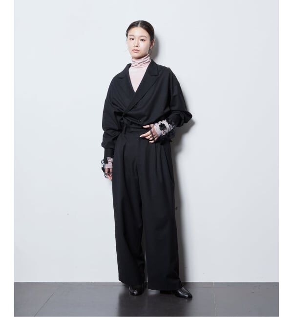  「SHEER VELOR HIGH NECK TOP：カットソー」|Tシャツ・カットソー|