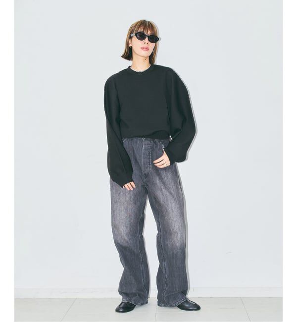  「《予約》VOLUME SLEEVE ニット」|ニット・セーター|