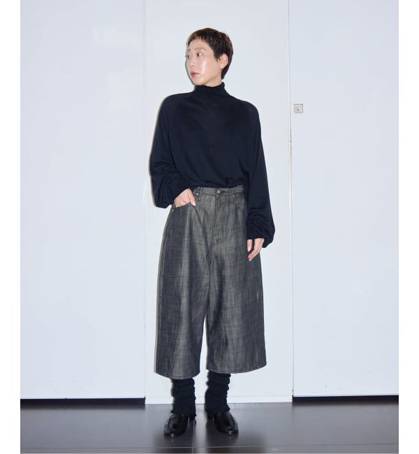  「《予約》KURO 別注 WIDE SPREAD CROPPED デニムパンツ」|デニム|