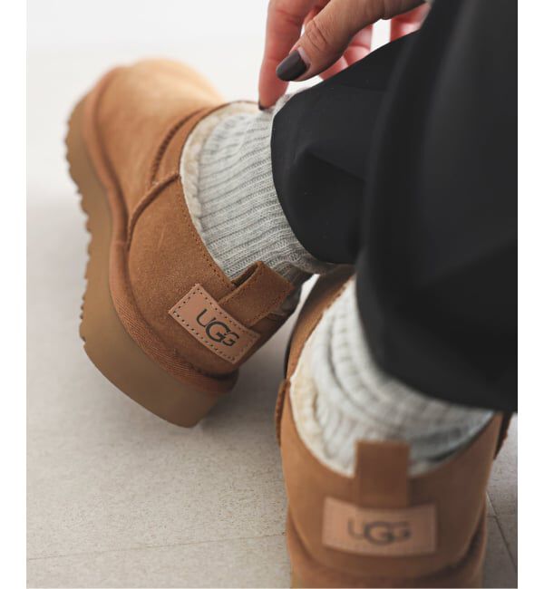 SLOBE IENA「《追加予約》UGG/アグ W CLASSIC MICRO 1173891」|その他|キャメル