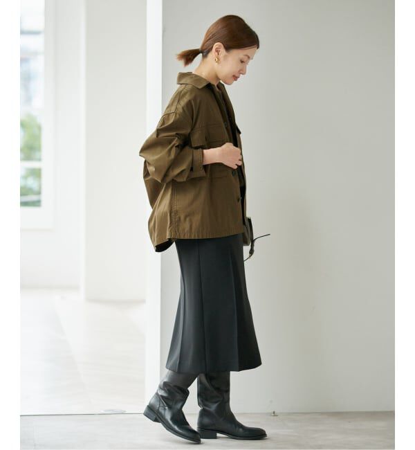 IENA「ミリタリーポケットブルゾン」|ミリタリージャケット|