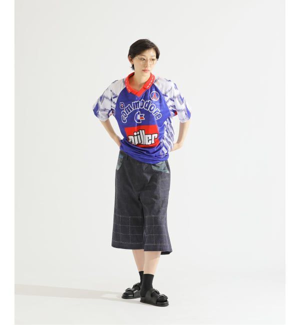Paris Saint-Germain「【Poggy &times; Paris Saint-Germain】DEAR PSG PRINTED BAGGY SHORTS」|デニム|