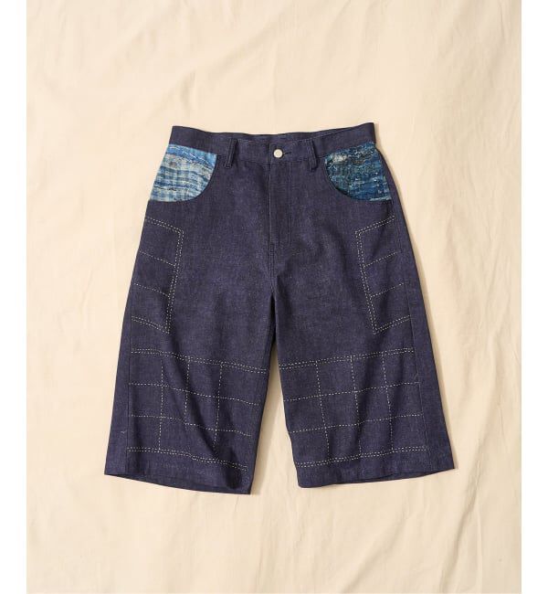 Paris Saint-Germain「【Poggy &times; Paris Saint-Germain】DEAR PSG PRINTED BAGGY SHORTS」|デニム|