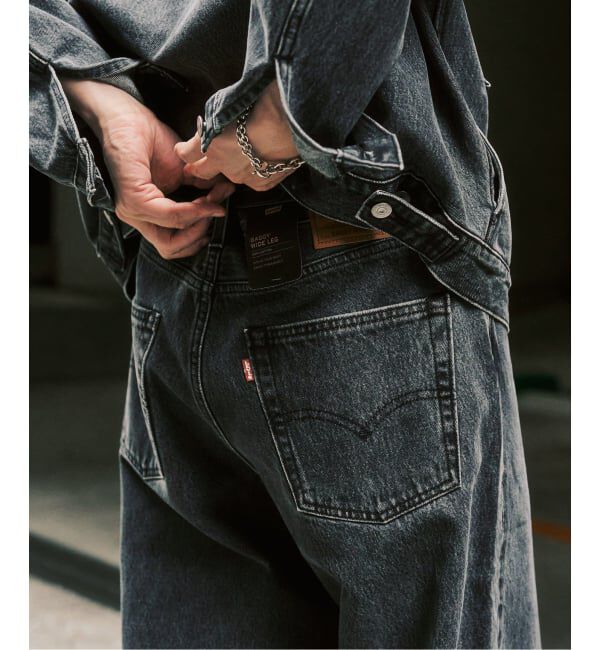 417 EDIFICE「Levi&rsquo;s(リーバイス) 別注 Baggy Wide Leg デニムパンツ（L30）」|デニム|