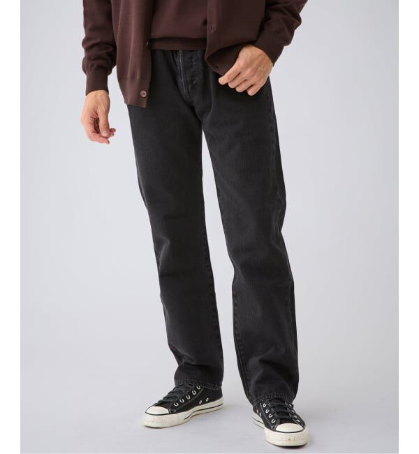 EDIFICE「LEVI&rsquo;S(R)/リーバイス 別注 501 ブラック（L28）」|デニム|