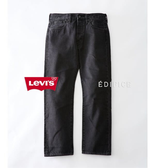 EDIFICE「LEVI&rsquo;S(R)/リーバイス 別注 501 ブラック（L28）」|デニム|
