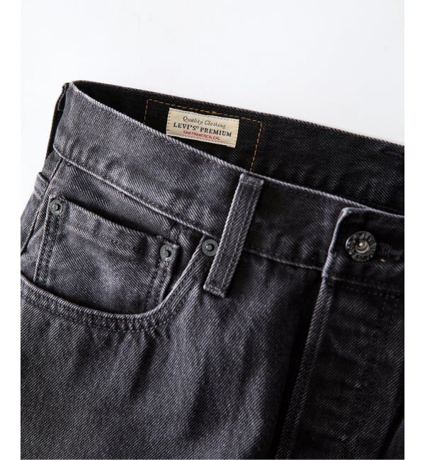 EDIFICE「LEVI&rsquo;S(R)/リーバイス(R) 別注 501 ブラック（L30）」|デニム|