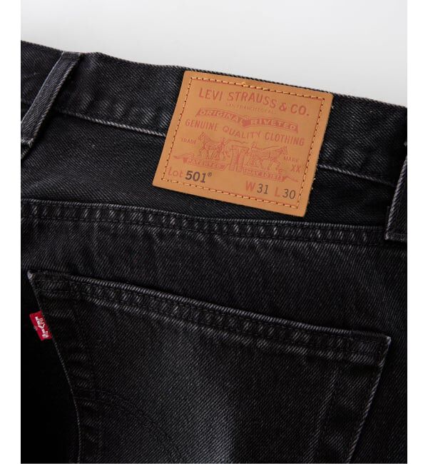 EDIFICE「LEVI&rsquo;S(R)/リーバイス(R) 別注 501 ブラック（L30）」|デニム|