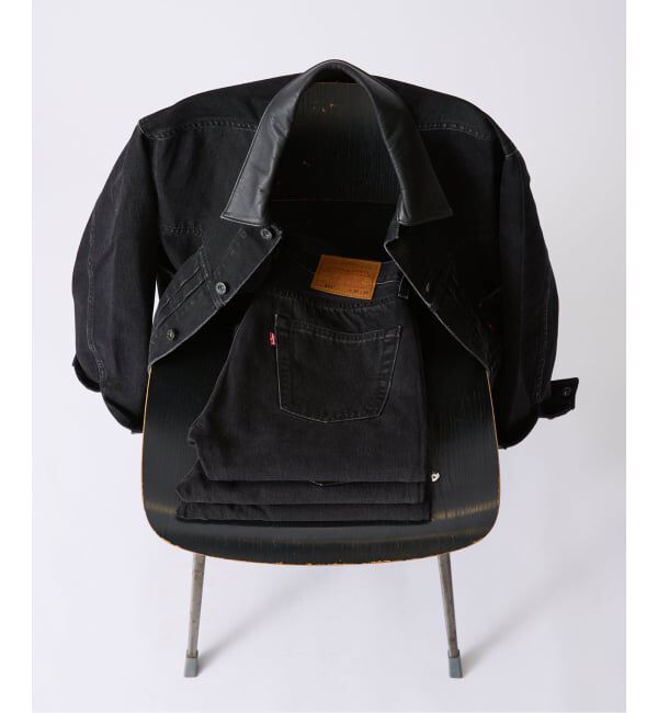 EDIFICE「LEVI&rsquo;S(R)/リーバイス(R) 別注 501 ブラック（L30）」|デニム|
