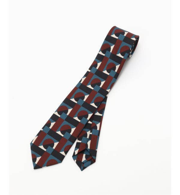 EDIFICE「Holliday & Brown(ホリデー & ブラウン)100th Aniv.Printed Tie1」|ネクタイ・蝶ネクタイ|