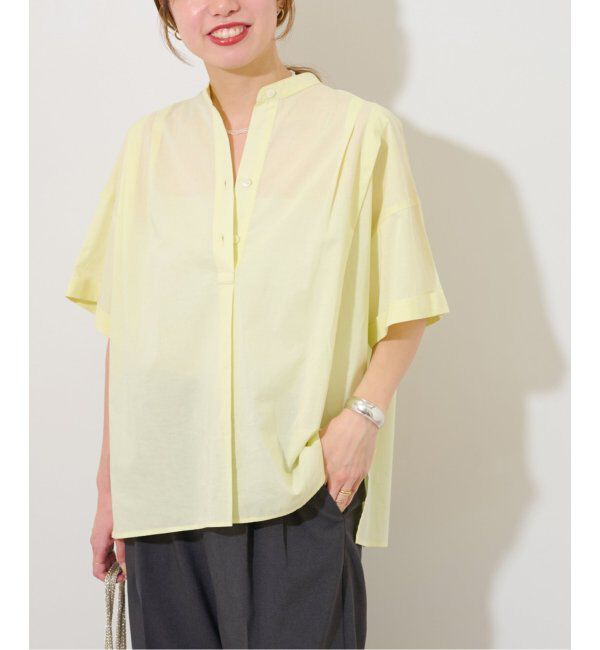 JOURNAL STANDARD relume「コットンボイルタックワイドプルオーバー」|シャツ・ブラウス|イエロー