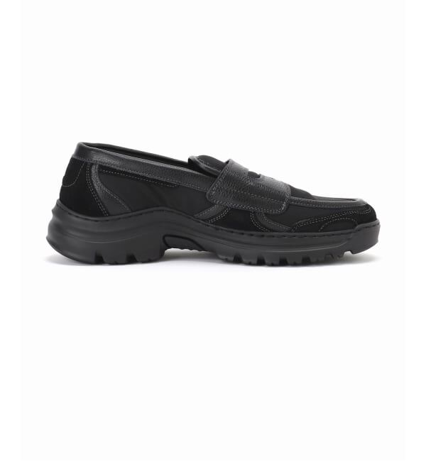 journal standard L'essage「ALOHAS/アロハス Tb.60 Black Leather Sneakers ローファースニーカー」|ローファー|