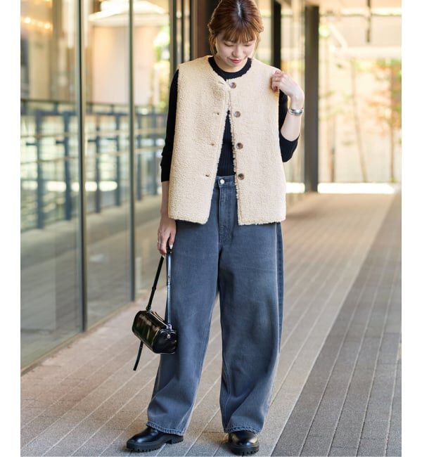 JOURNAL STANDARD relume「《追加》リバーシブルフェイクムートンベスト」|ダウンベスト・ベスト|