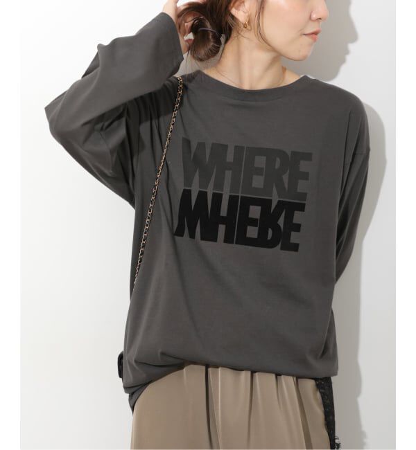JOURNAL STANDARD relume「《予約》WHEREロングスリーブTEE」|Tシャツ・カットソー|グレー