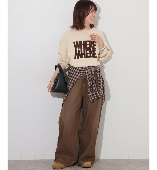 JOURNAL STANDARD relume「《予約》WHEREロングスリーブTEE」|Tシャツ・カットソー|