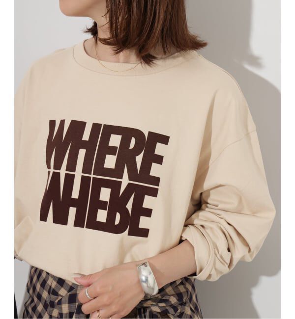 JOURNAL STANDARD relume「《予約》WHEREロングスリーブTEE」|Tシャツ・カットソー|