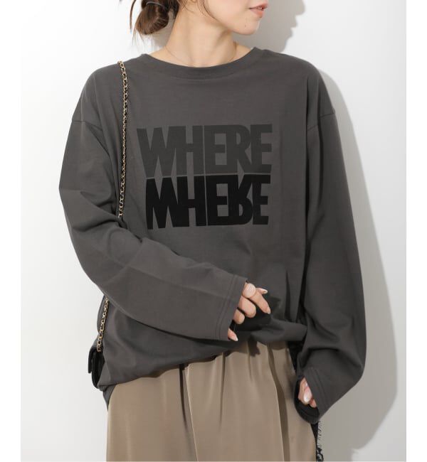 JOURNAL STANDARD relume「《予約》WHEREロングスリーブTEE」|Tシャツ・カットソー|
