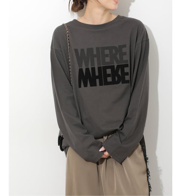 JOURNAL STANDARD relume「《予約》WHEREロングスリーブTEE」|Tシャツ・カットソー|