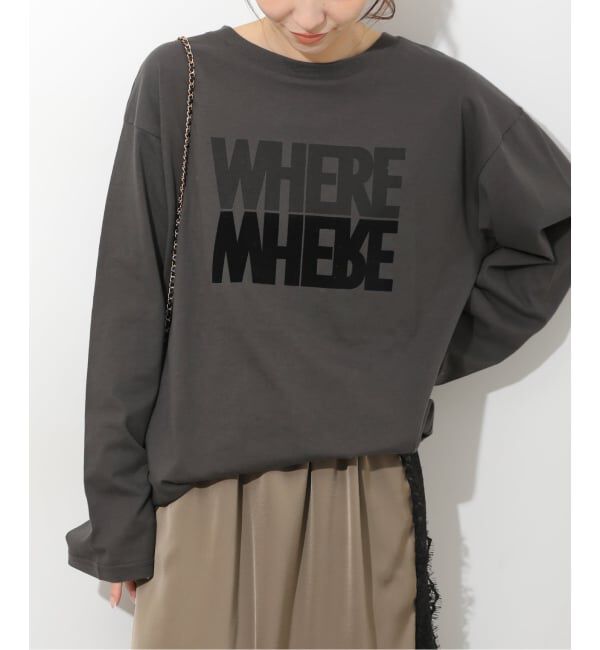 JOURNAL STANDARD relume「《予約》WHEREロングスリーブTEE」|Tシャツ・カットソー|