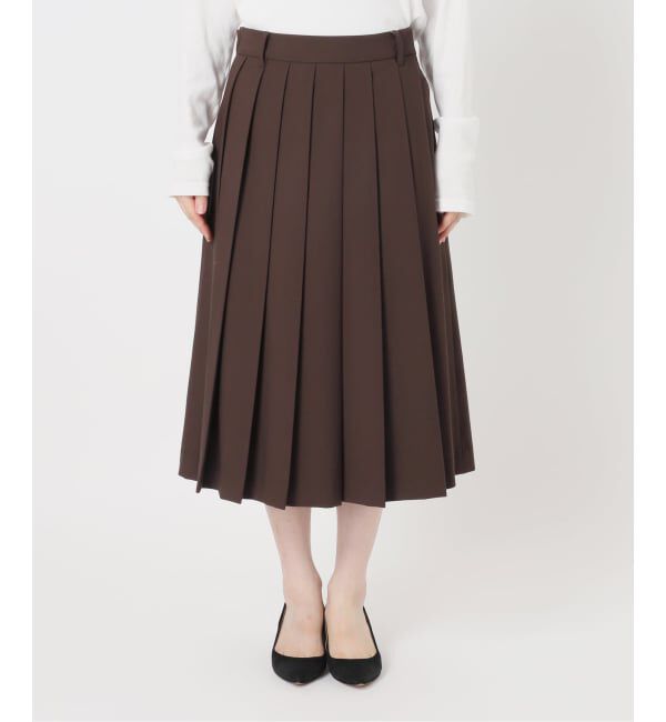 Spick and Span「ミディプリーツスカート」|スカート|