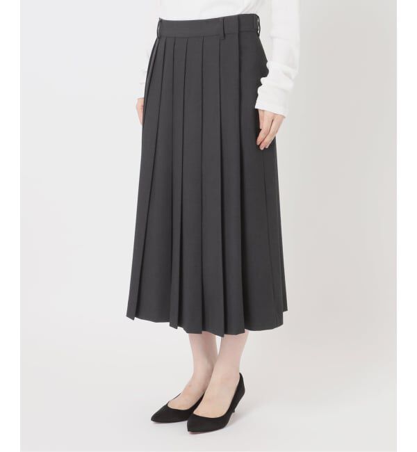 Spick and Span「ミディプリーツスカート」|スカート|