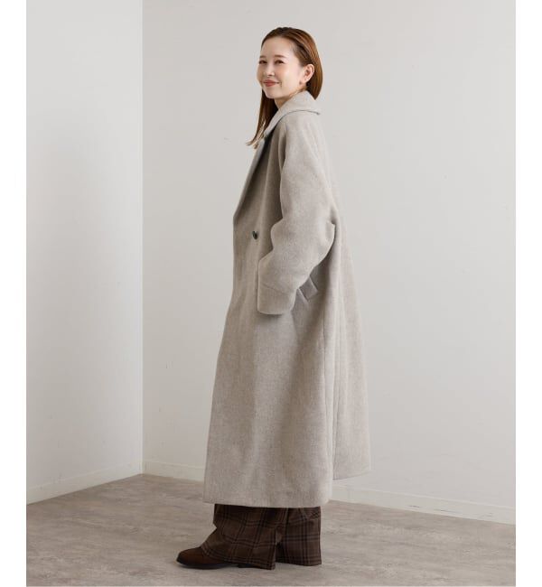 U by SPICK&SPAN「《予約》TICCA / ティッカ ロングテントコート」|ステンカラーコート|
