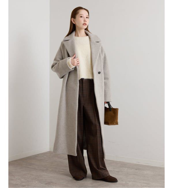 U by SPICK&SPAN「《予約》TICCA / ティッカ ロングテントコート」|ステンカラーコート|