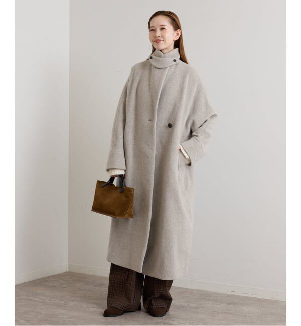 U by SPICK&SPAN「《予約》TICCA / ティッカ ロングテントコート」|ステンカラーコート|
