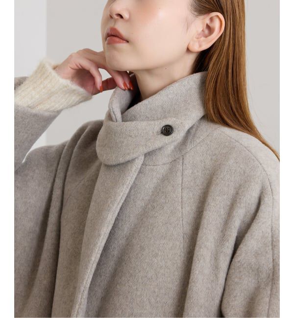 U by SPICK&SPAN「《予約》TICCA / ティッカ ロングテントコート」|ステンカラーコート|