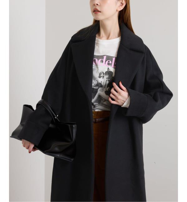 U by SPICK&SPAN「《予約》TICCA / ティッカ ロングテントコート」|ステンカラーコート|