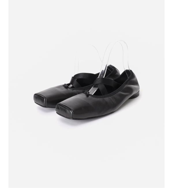 GRISE「《WEB+一部店舗限定》GRISE BOX スクエアクロスバレエ」|バレエシューズ|