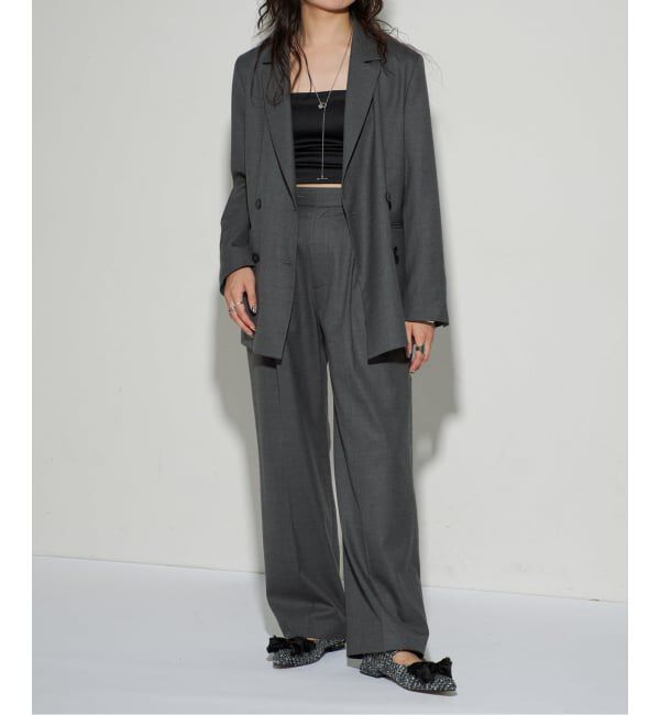 GRISE「《予約/WEB+一部店舗限定》GRISEポインテッドサテンリボンフラット」|その他|