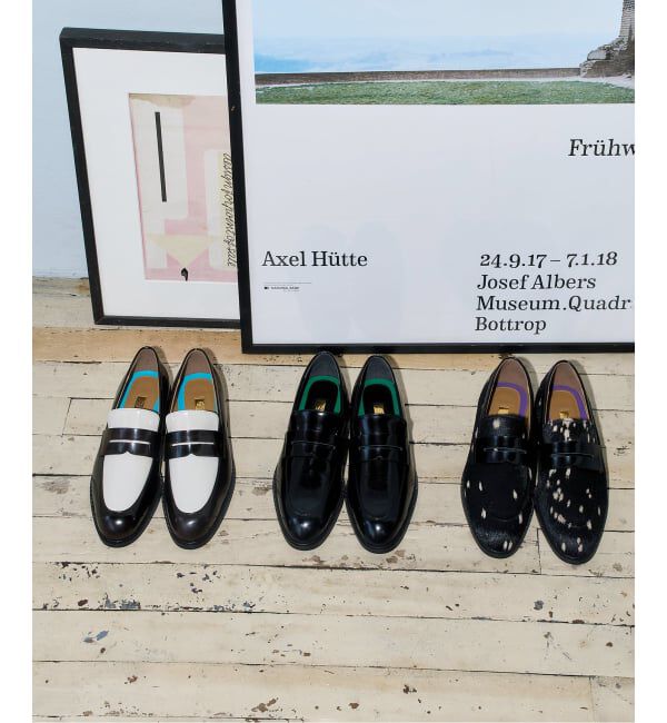 GRISE「《WEB + 一部店舗》GRISEレザースリークトゥローファー」|ローファー|