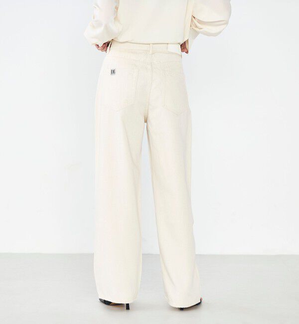 Rie Miller「【RM denim】リネン混ひも付きリラックスパンツ」|その他|