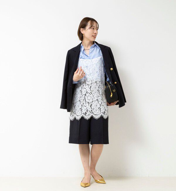 NOLLEY'S「《セットアップ対応》ウォッシャブルハイスペック麻調ダブルジャケット」|テーラードジャケット|