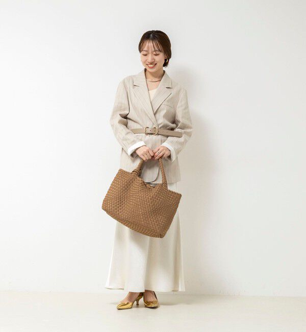 NOLLEY'S「【WEB＆一部店舗限定色アイテム】ウォッシャブルストライプオーバージャケット」|テーラードジャケット|