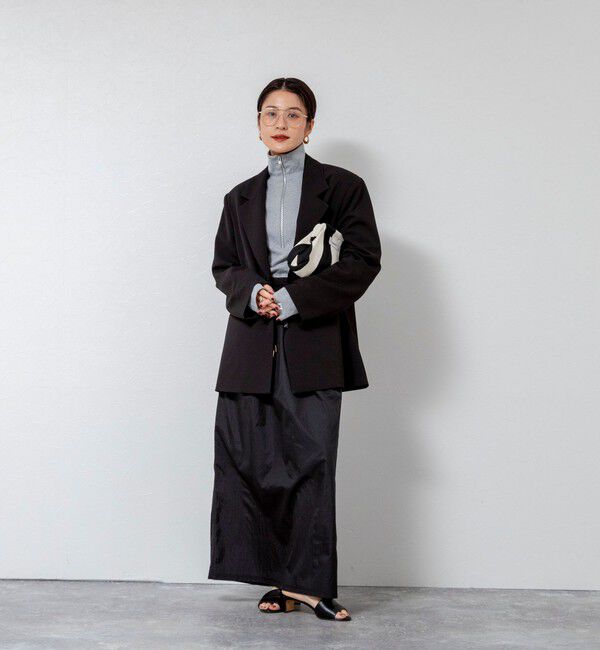 MAQWEL「【MAQWEL/マクウェル】COTTON RIBハーフジッププルオーバー」|Tシャツ・カットソー|
