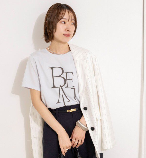 NOLLEY'S「ウォッシャブルプリントT」|Tシャツ・カットソー|