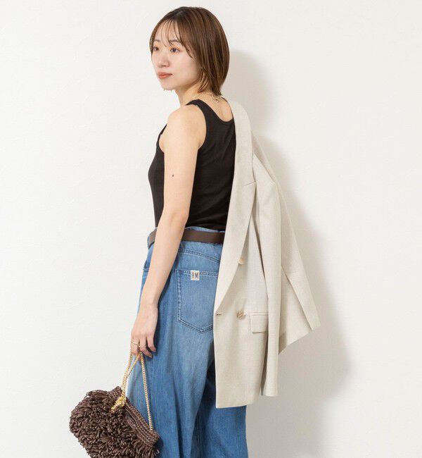NOLLEY'S sophi「ウォッシャブルカップ付きリブタンクトップ」|タンクトップ|